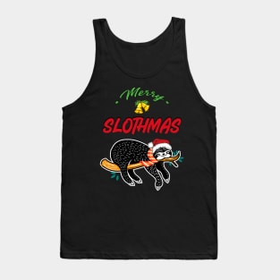 Merry Slothmas Tank Top